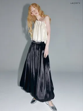 Glossy High-end Elegant Long-Skirt