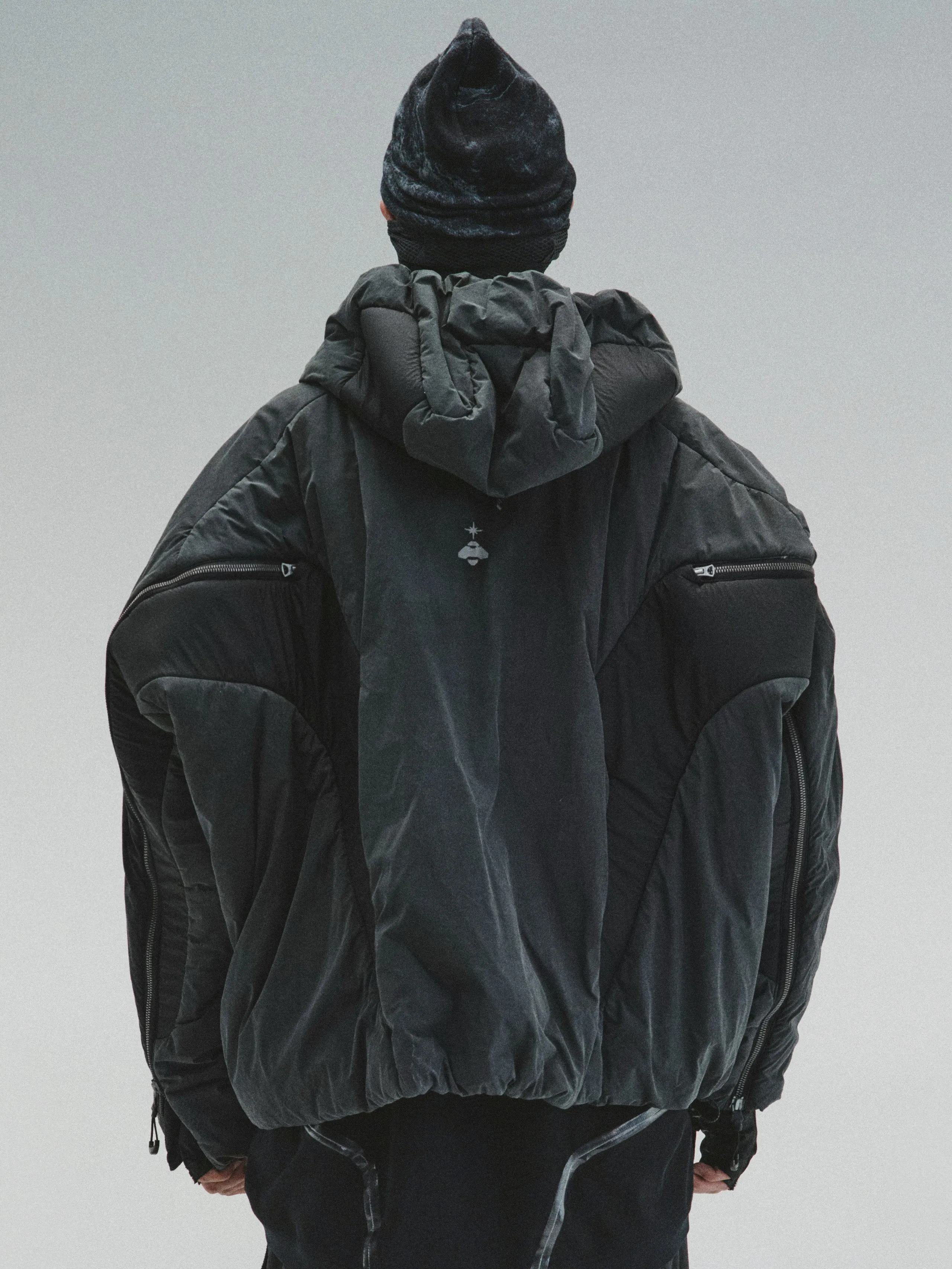 GOB / X3_12 - Bionic Membrane Wing Wax-Coated Padded Jacket