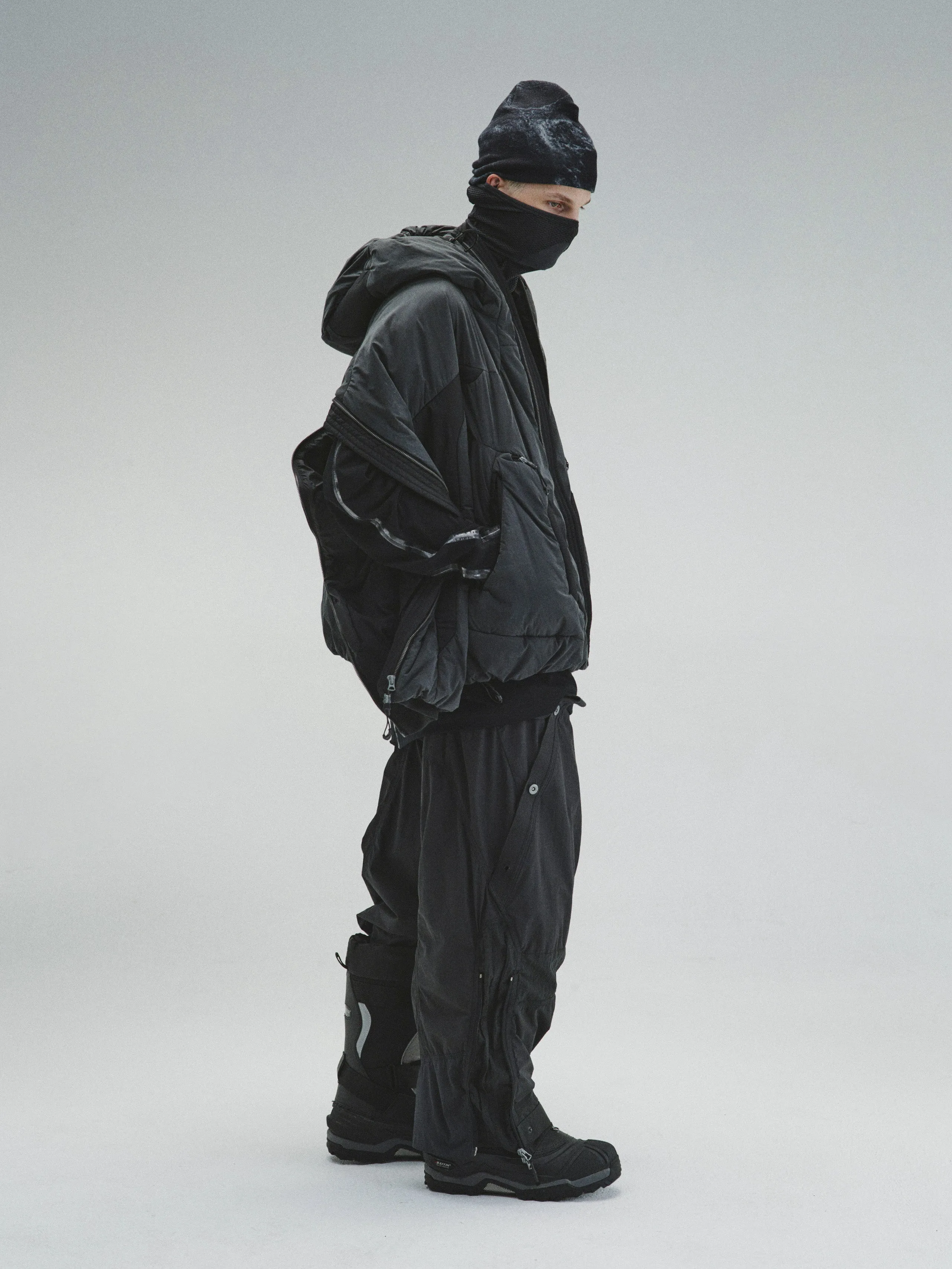 GOB / X3_12 - Bionic Membrane Wing Wax-Coated Padded Jacket