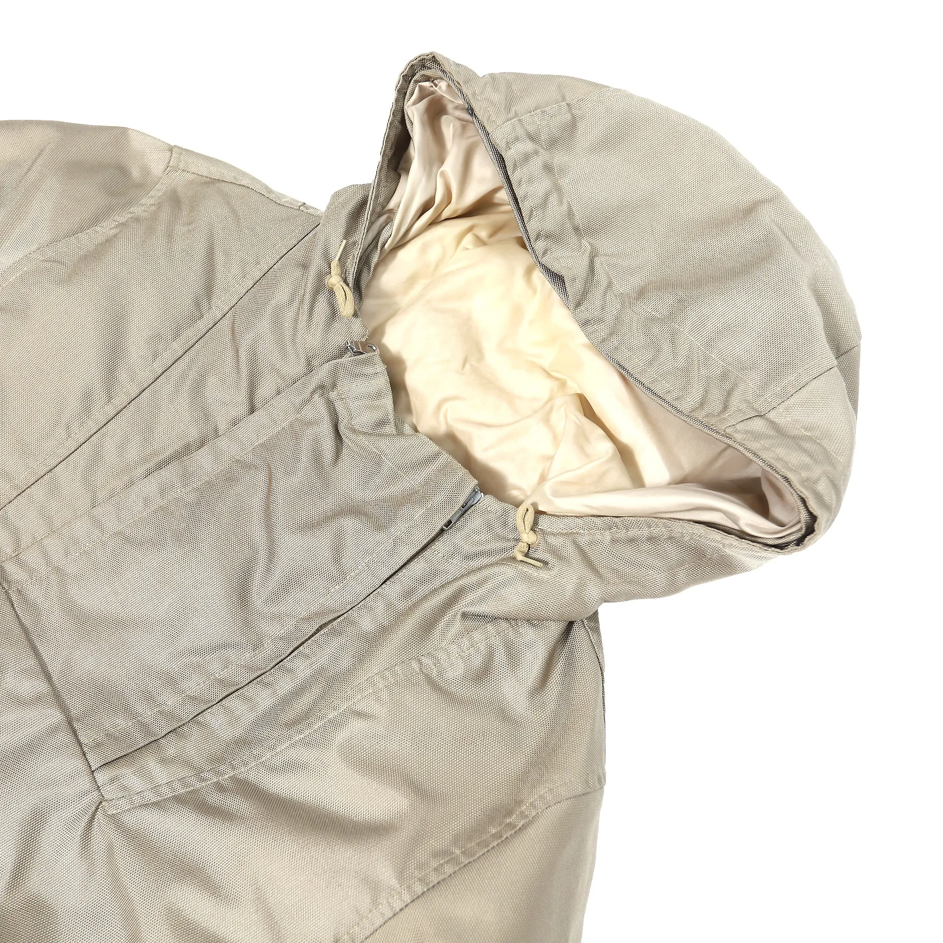 Helmut Lang FW00 Beige Kevlar Ballistic Nylon Parka