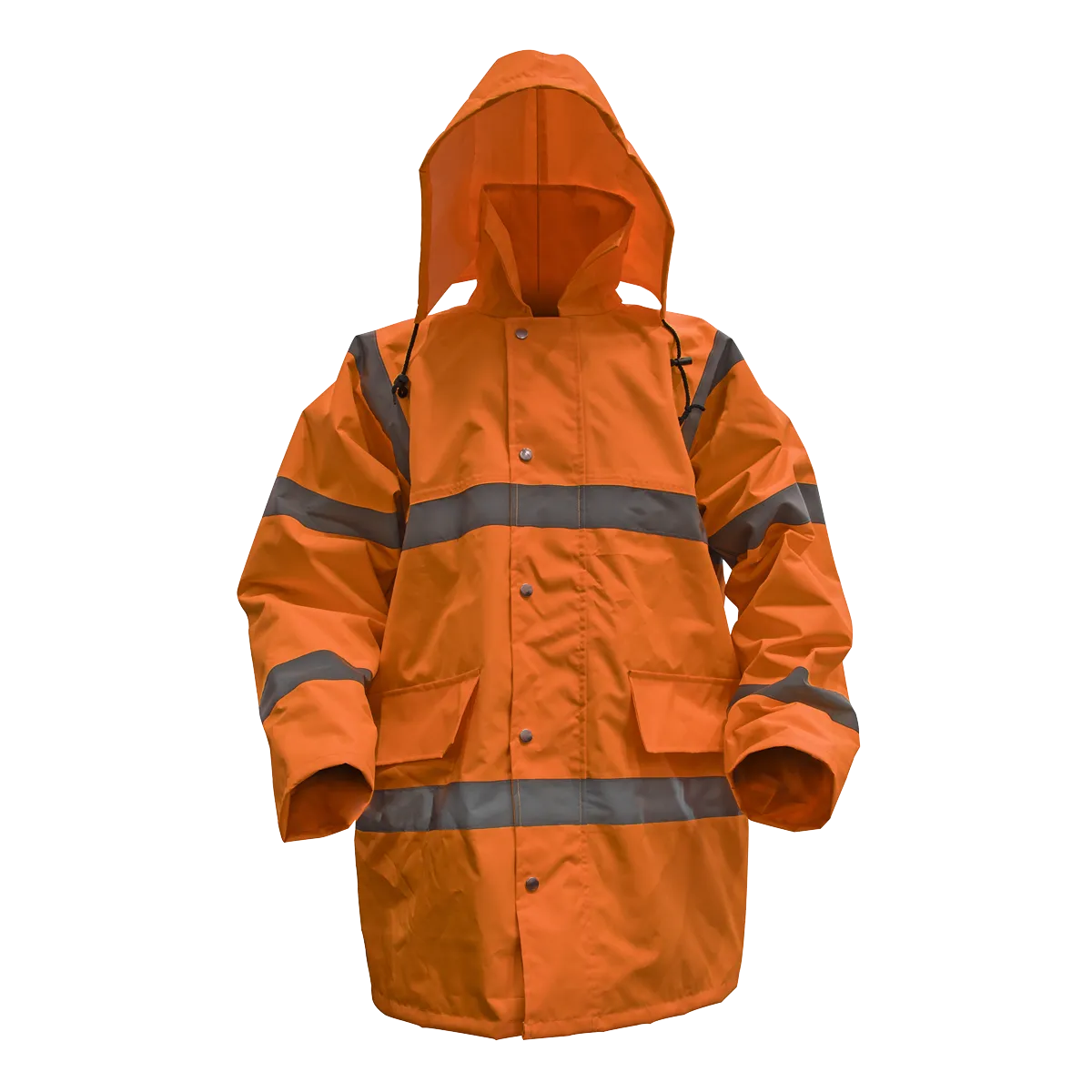Hi-Vis Orange Motorway Jacket with Quilted Lining - Large - 806LO