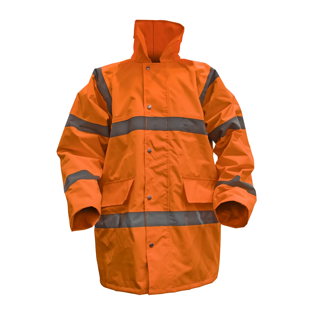 Hi-Vis Orange Motorway Jacket with Quilted Lining - Large - 806LO