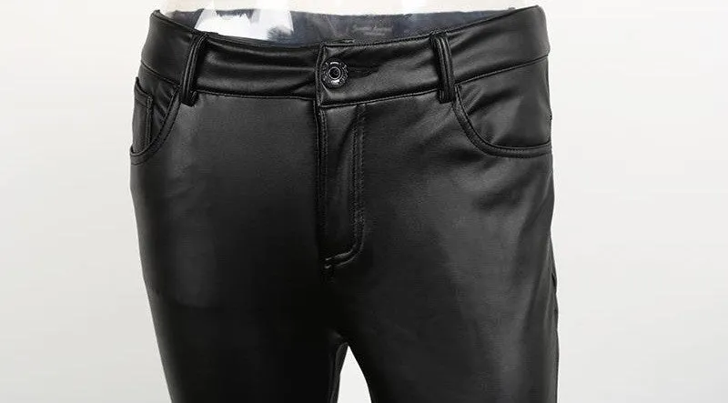 High Waist  Elastic Pencil Pants
