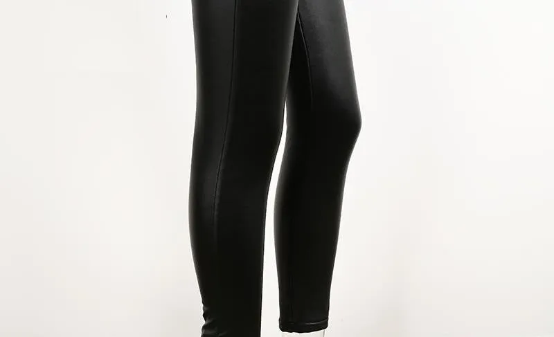 High Waist  Elastic Pencil Pants