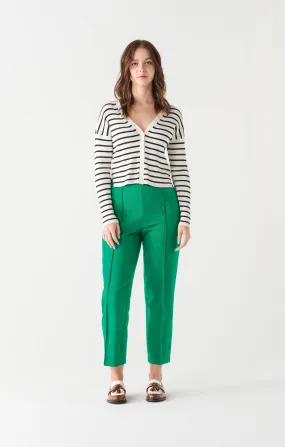 High Waist Pin Tuck Pants