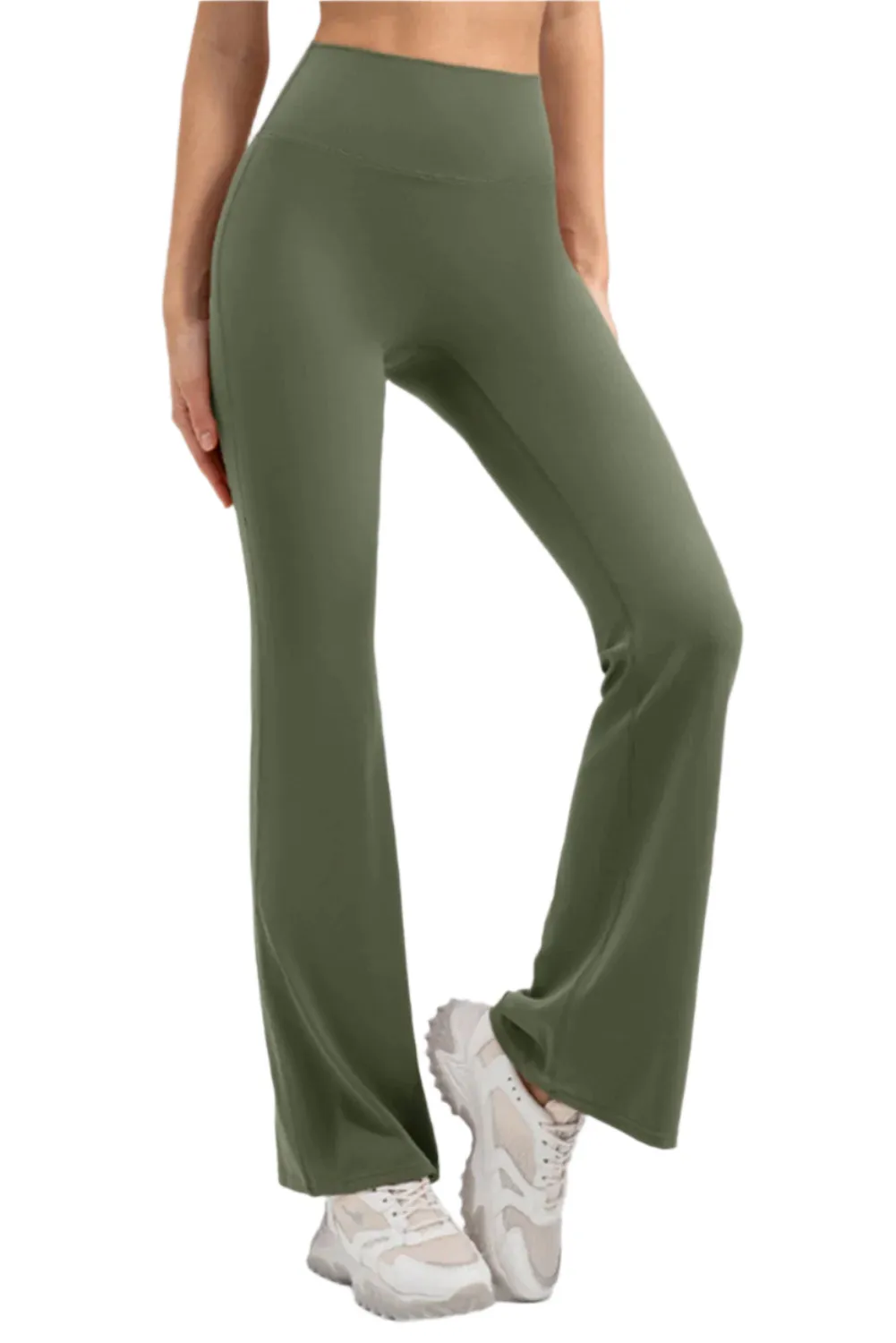 High Waist Straight Active Pants