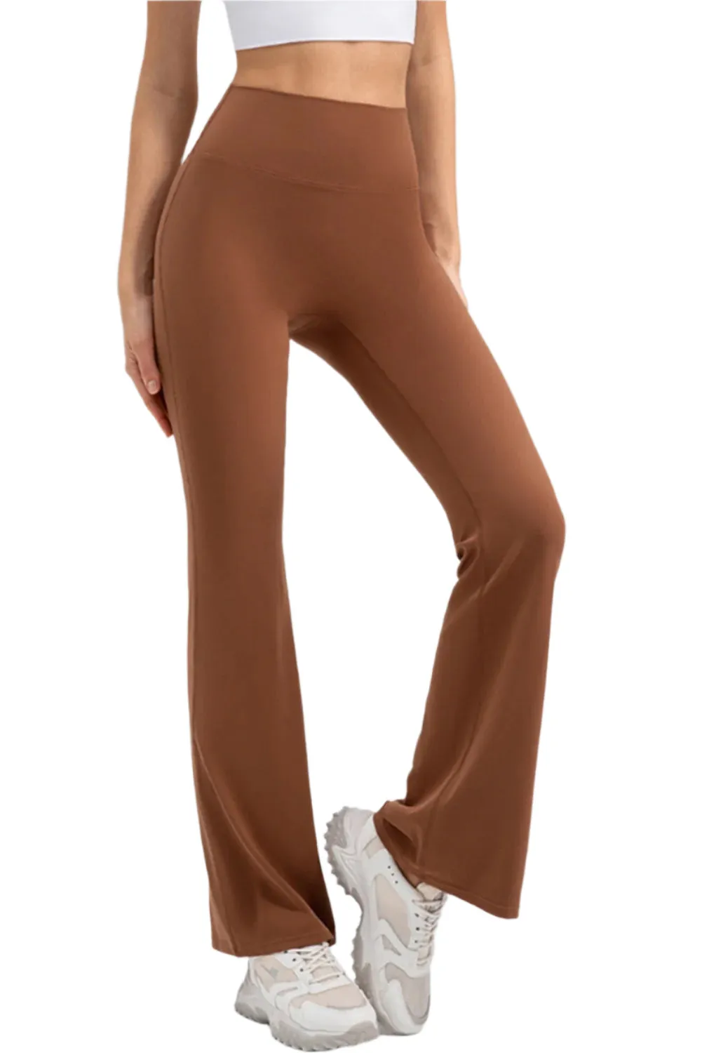 High Waist Straight Active Pants