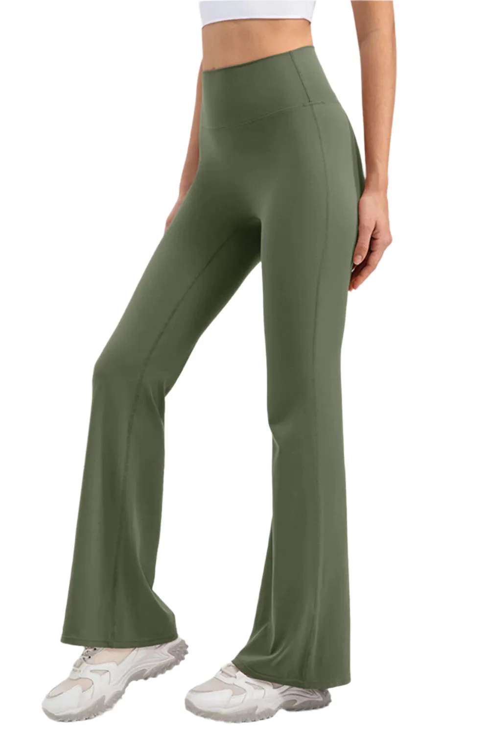 High Waist Straight Active Pants