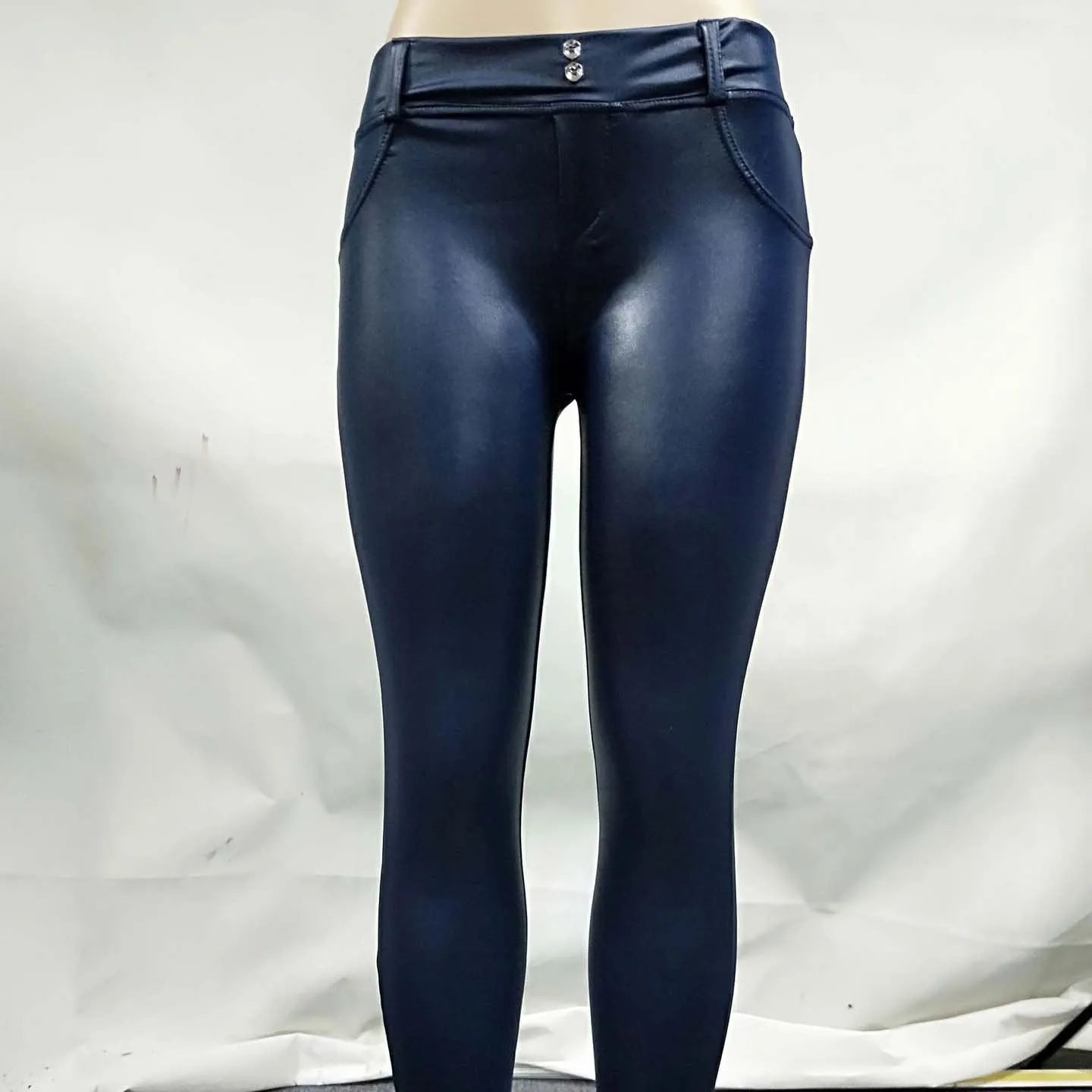 High Waist Stretch Skinny Pants