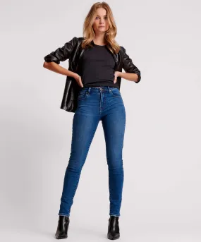 INDIGO FREEBIRDS II HIGH WAIST STRETCH SKINNY JEAN