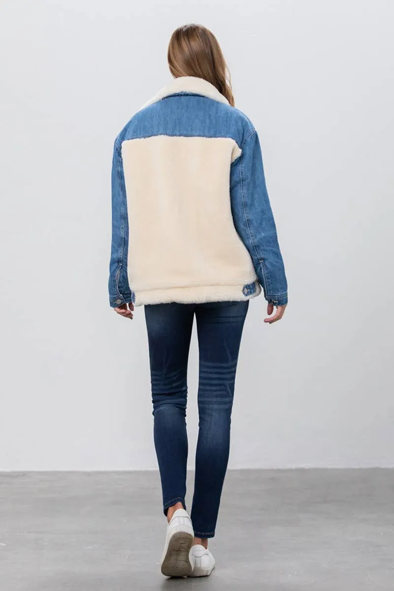 Insane Gene Sherpa Denim Jacket
