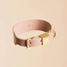Italian Leather Dog Collar Seconds – Blush