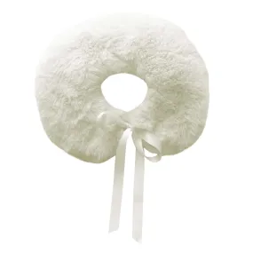 Ivory Faux Fur Collar