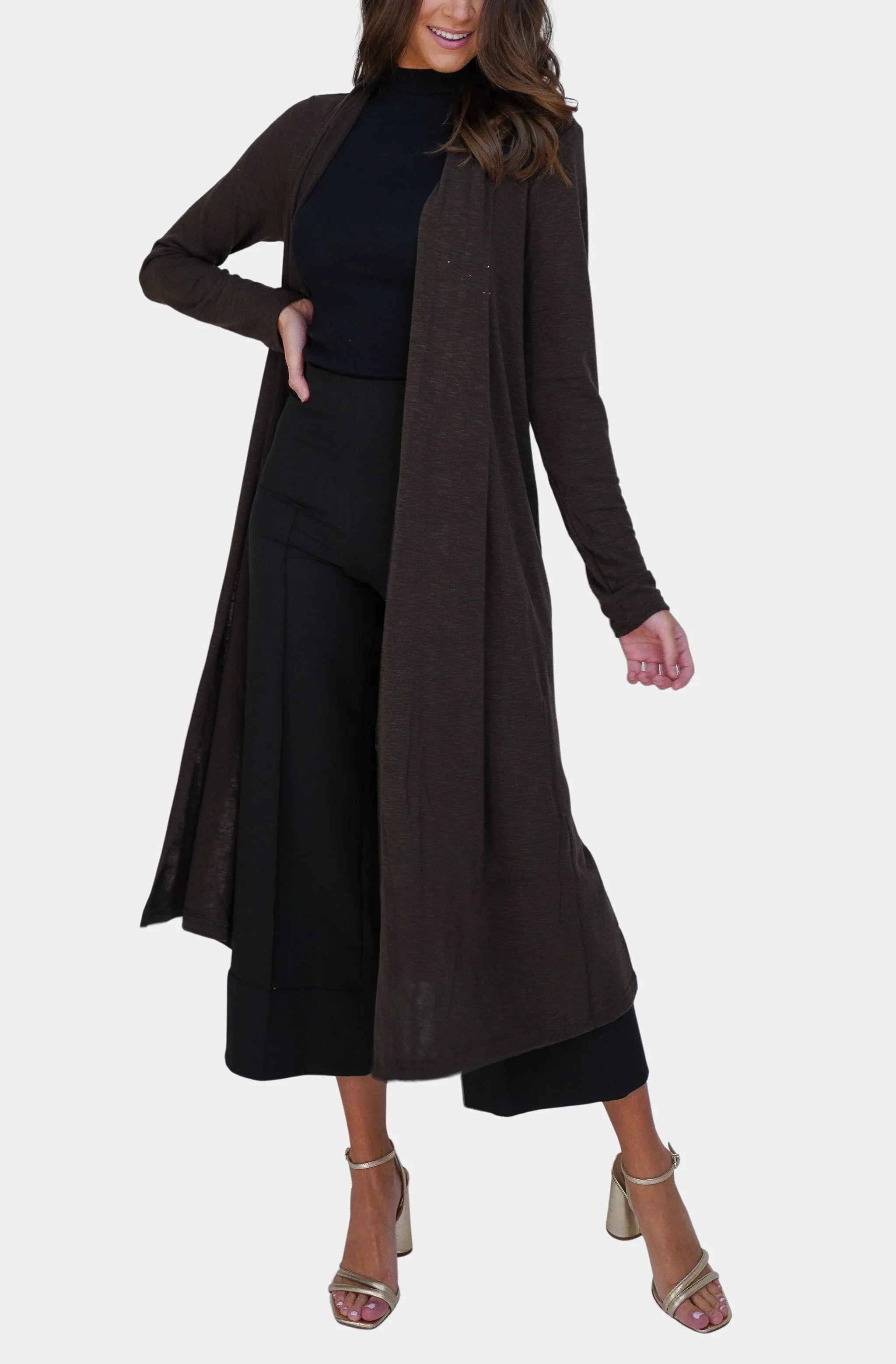 Izzy Longline Open Cardigan