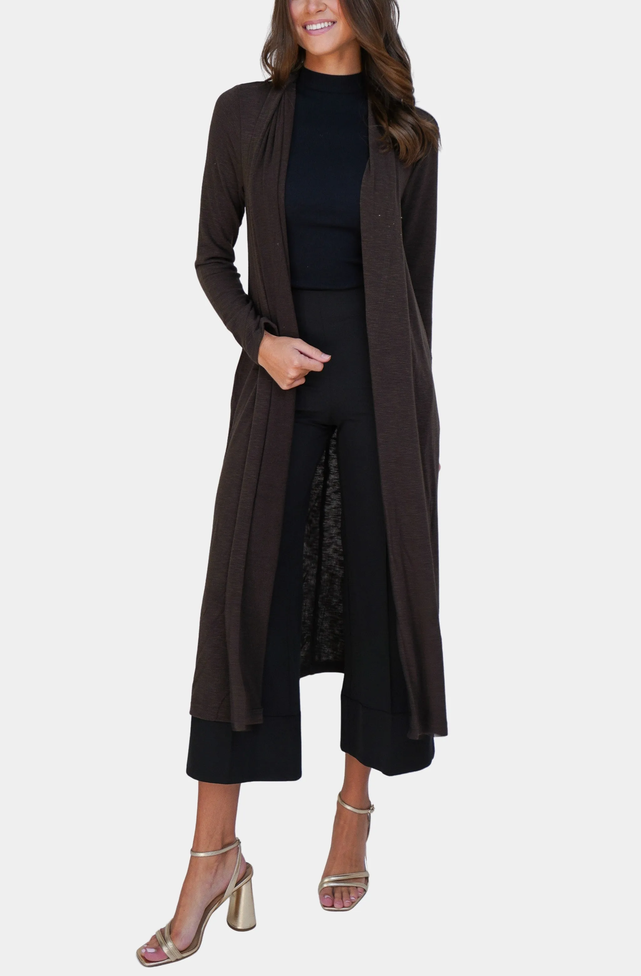 Izzy Longline Open Cardigan