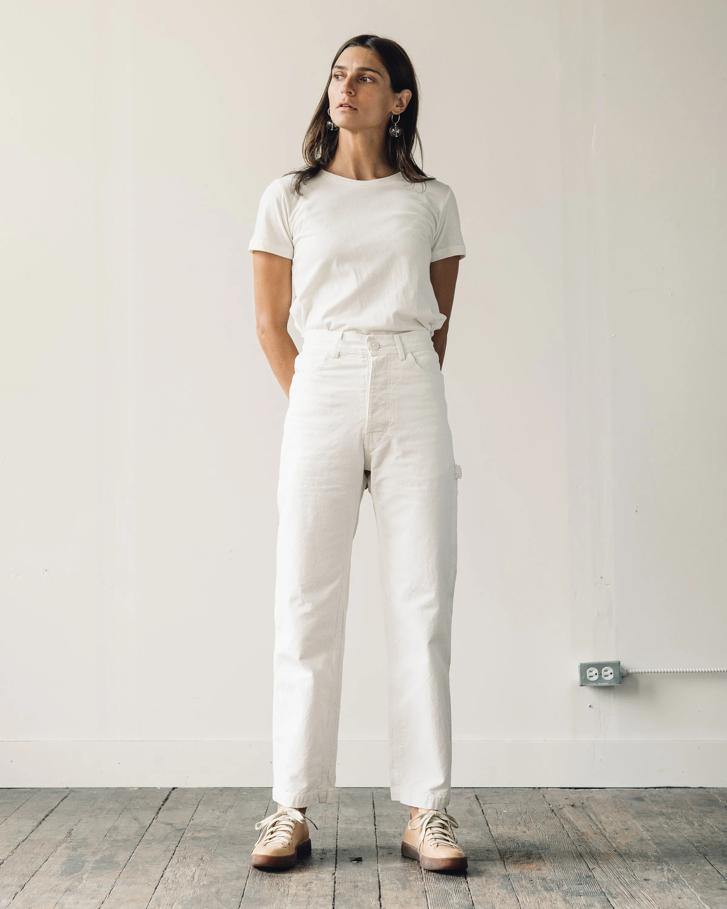 Jesse Kamm Handy Pant, Salt White