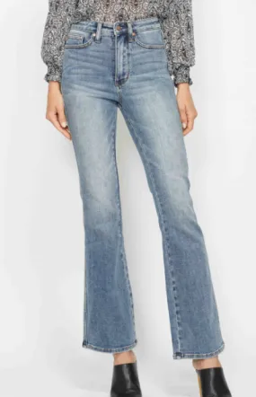 Judy Blue High waist tummy control embroidered bootcut