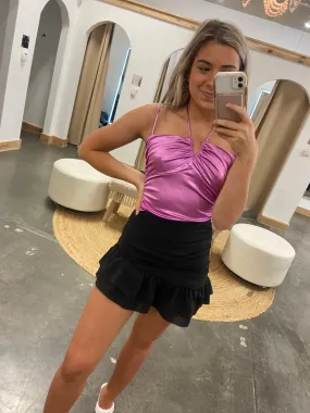 Katie Ruffle Mini Skirt