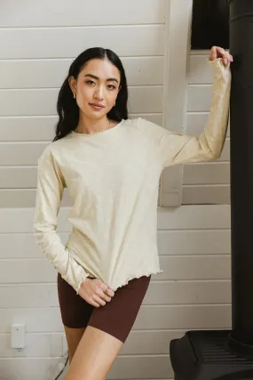 Kaylani Knit Top in Oatmeal - FINAL SALE