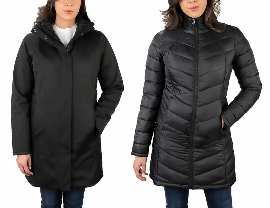 Kirkland Signature Ladies’ 3-In-1 Parka Hoodie Jacket