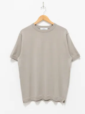 Knit T-Shirt - Greige