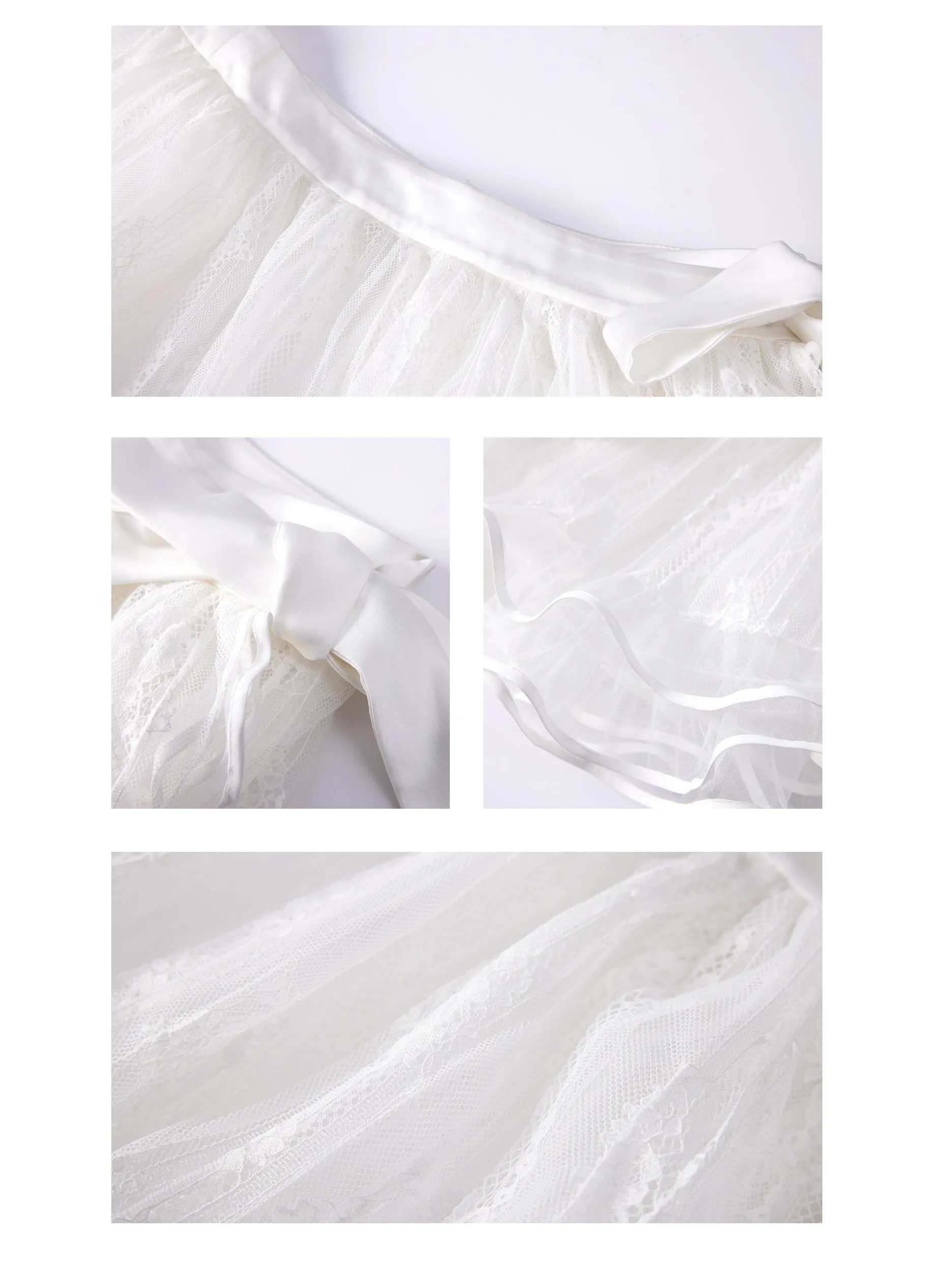 Lace Mesh Tutu Skirt With Inner Pants