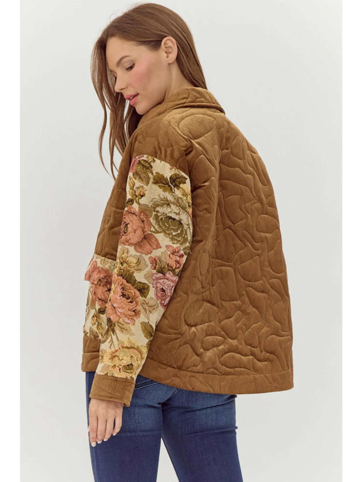 Lily Floral Sleeve Jacket