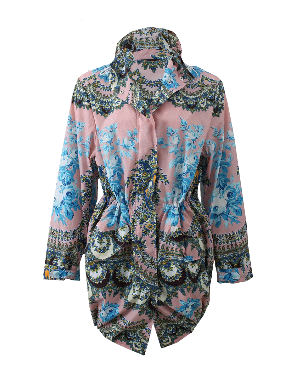 Long Printed Parka