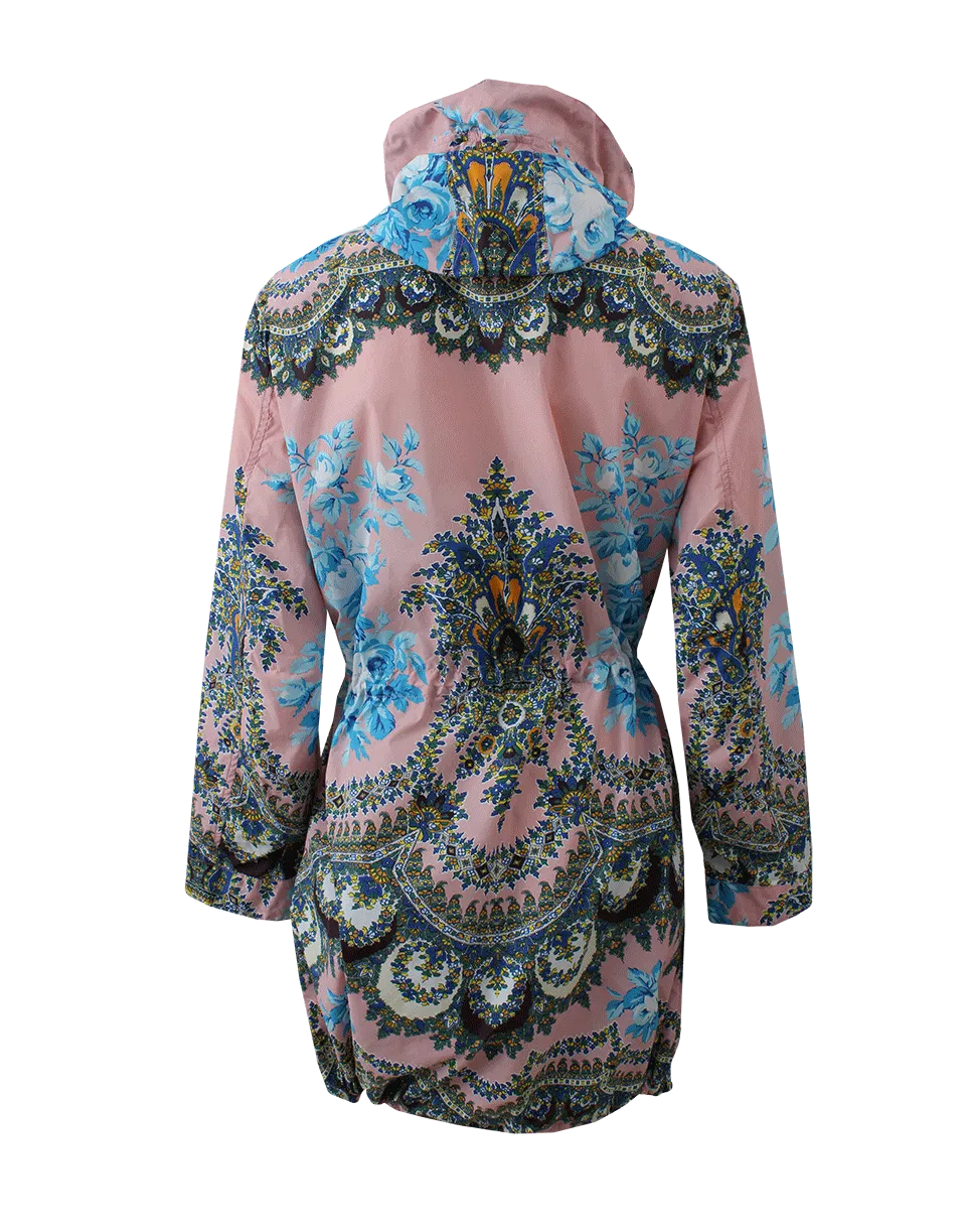 Long Printed Parka
