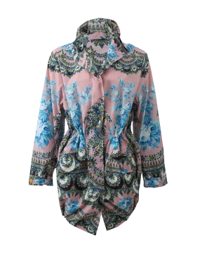 Long Printed Parka