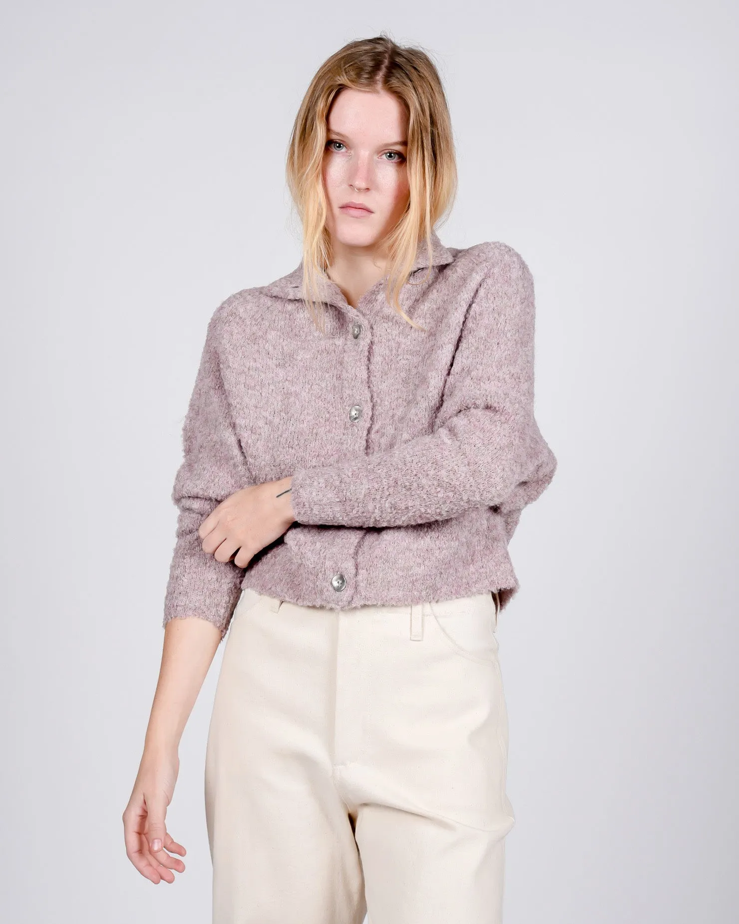 Lucianna cardigan in mauve