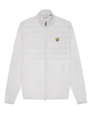 Lyle & Scott Hybrid Double Baffle Jacket in Pebble