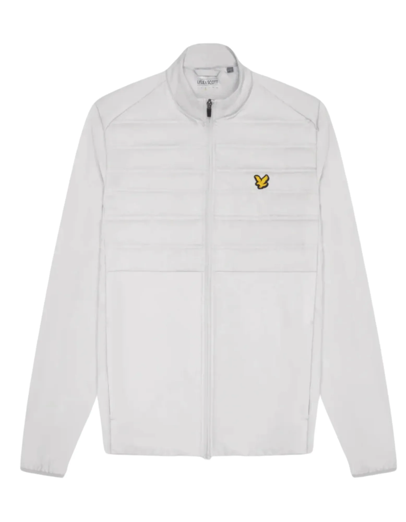 Lyle & Scott Hybrid Double Baffle Jacket in Pebble