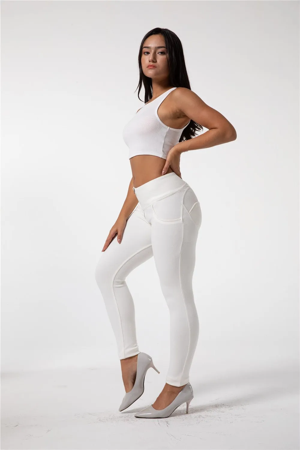 Melody Shaping Pants High Waist White