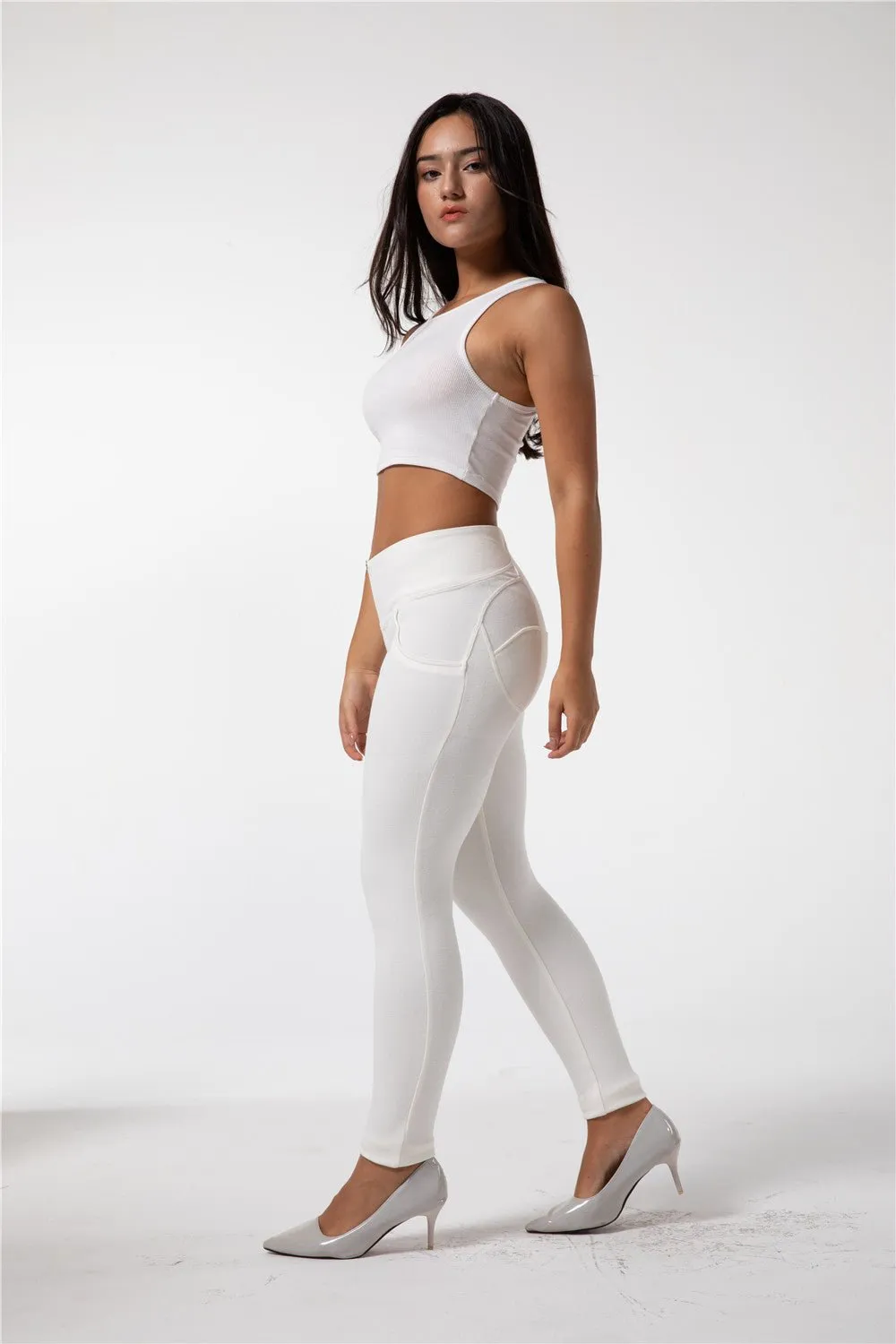 Melody Shaping Pants High Waist White