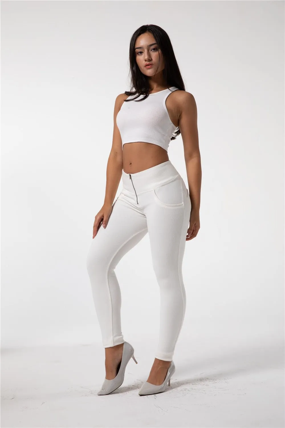 Melody Shaping Pants High Waist White