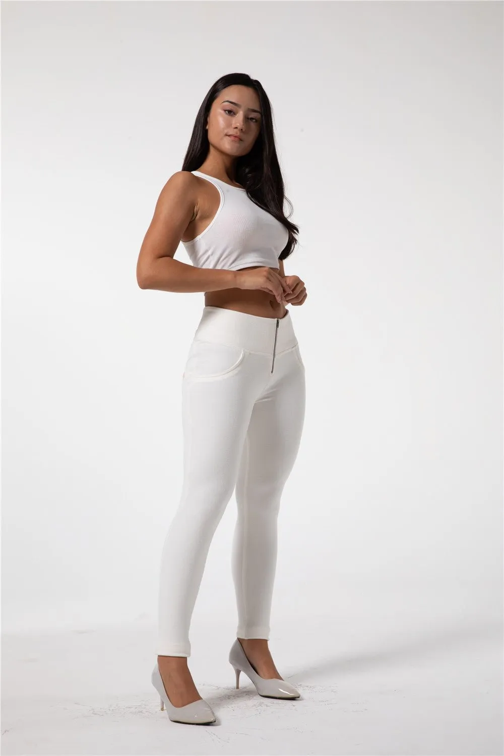 Melody Shaping Pants High Waist White