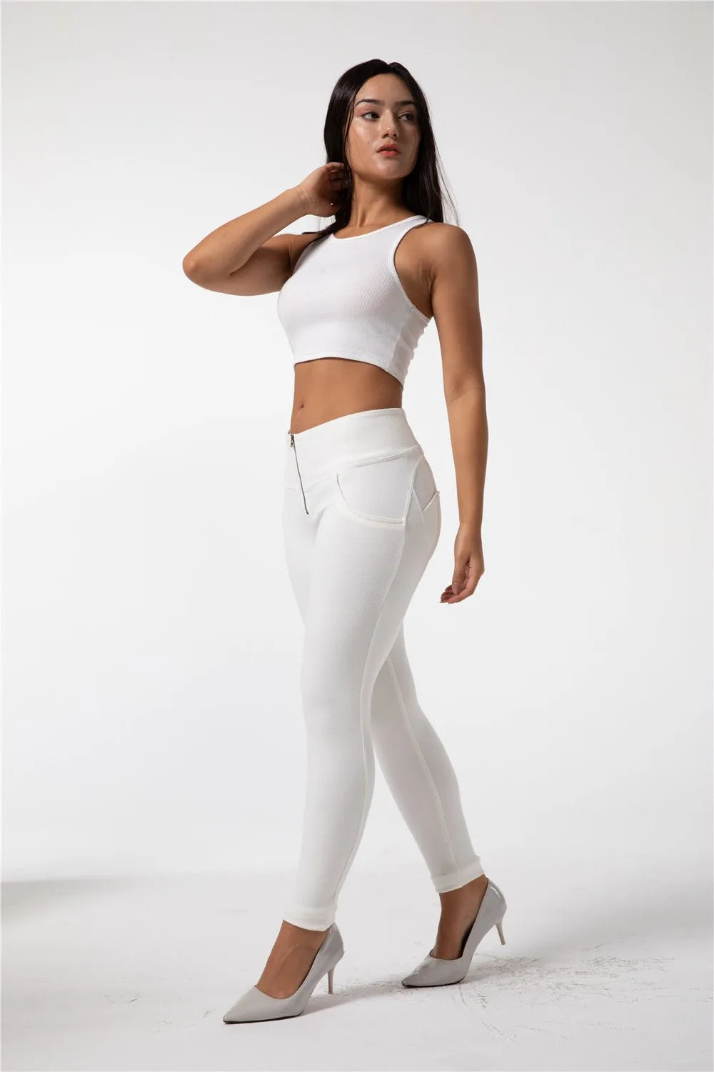 Melody Shaping Pants High Waist White