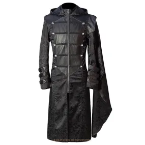 Men Trench Medieval Gothic Renaissance Punk Retro Uniform Jacket
