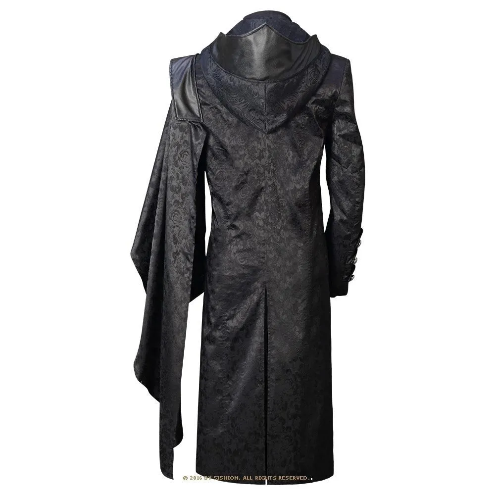 Men Trench Medieval Gothic Renaissance Punk Retro Uniform Jacket