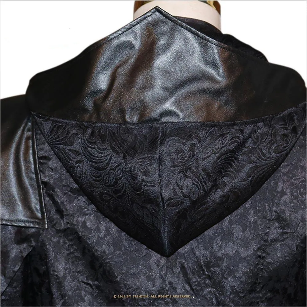 Men Trench Medieval Gothic Renaissance Punk Retro Uniform Jacket