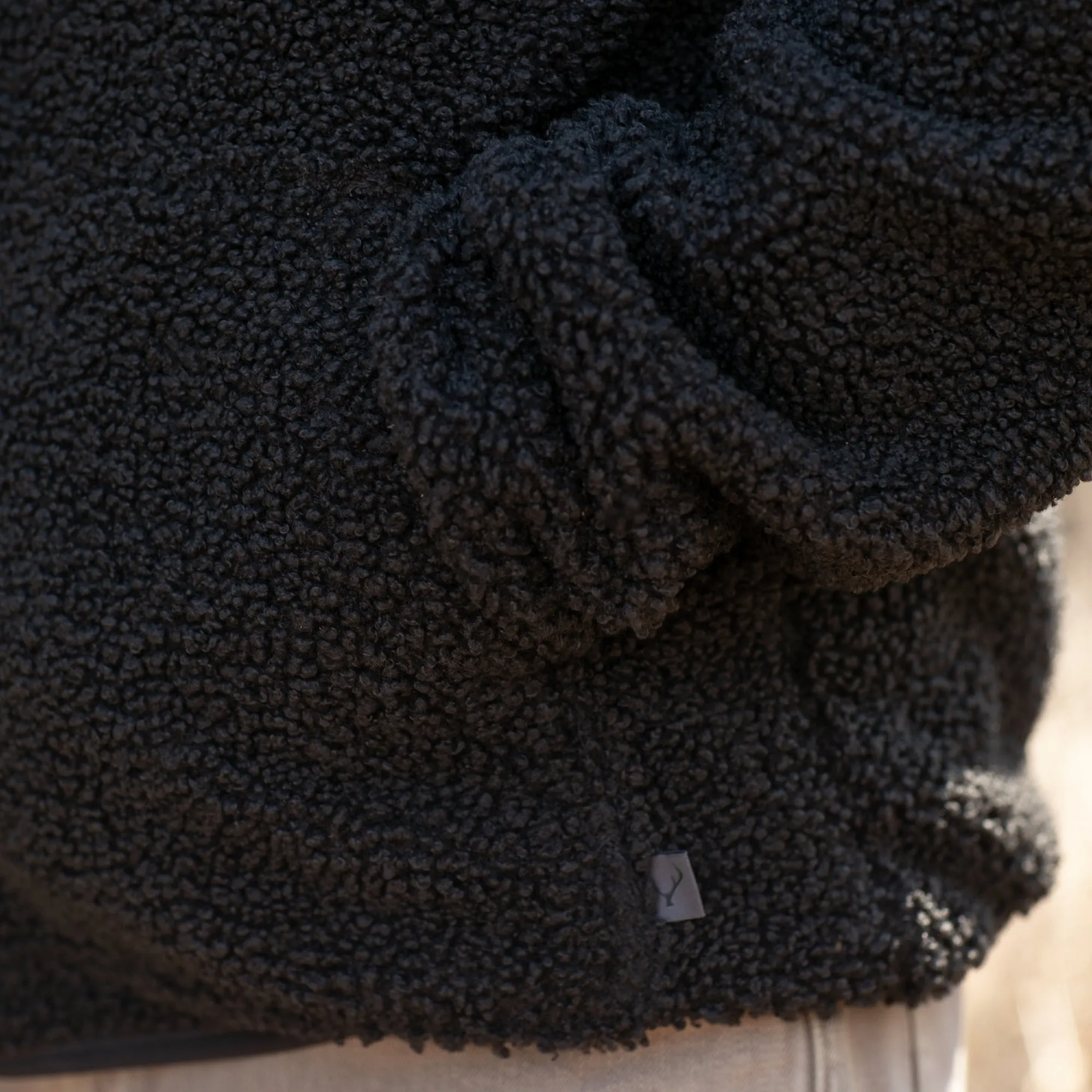 Men's Cypress Sherpa Fleece- Onyx Black