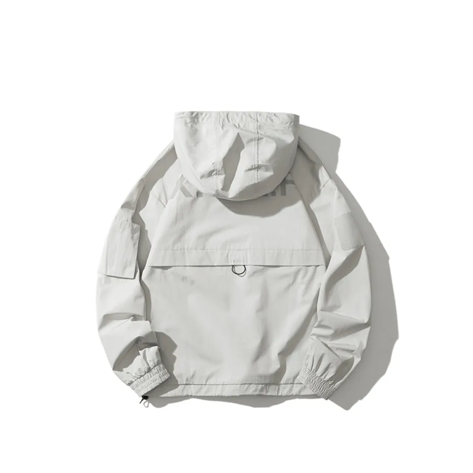 Modern Combat Streetwear Style Hooded Windbreaker Jacket