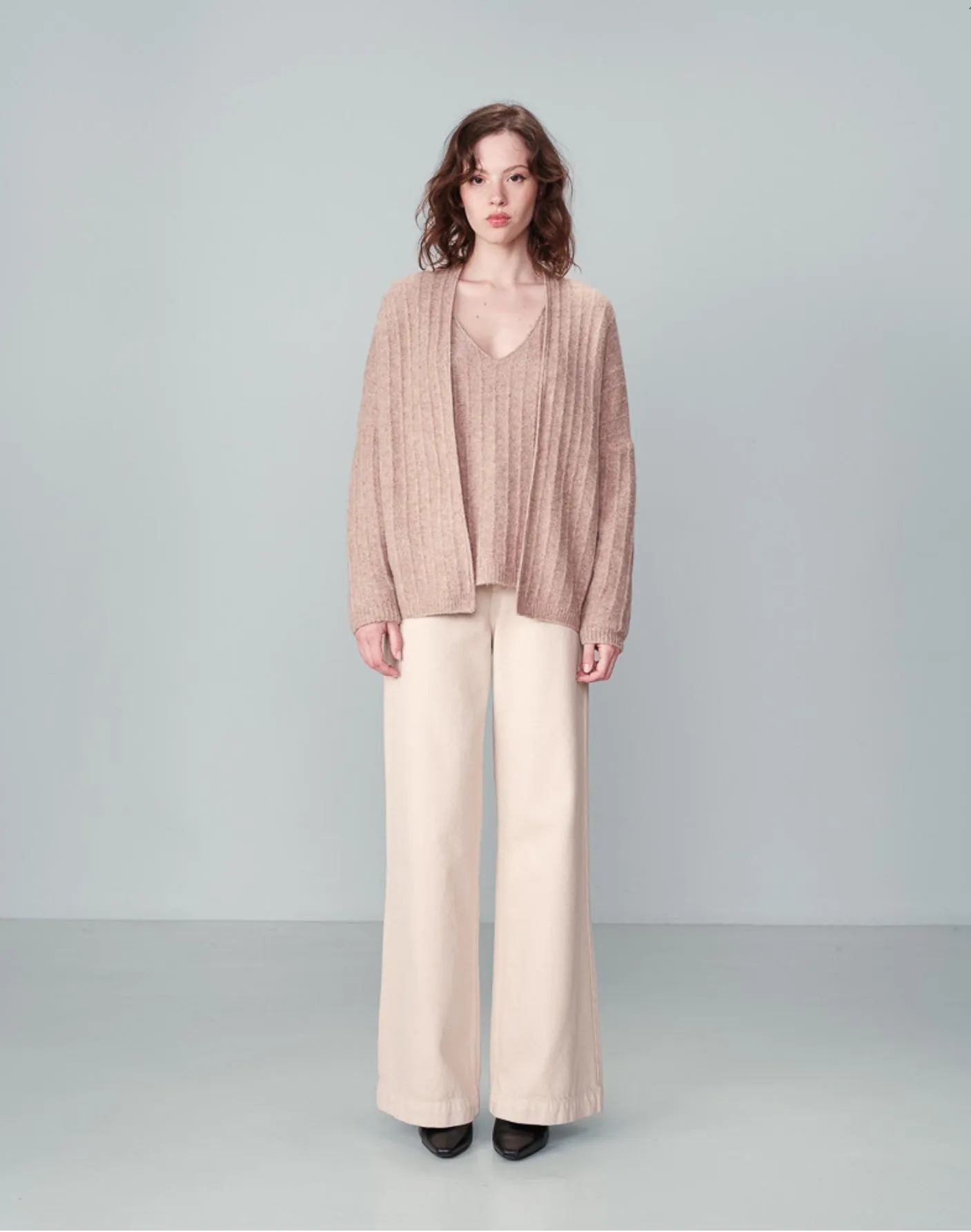 Nando Cardigan in Taupe
