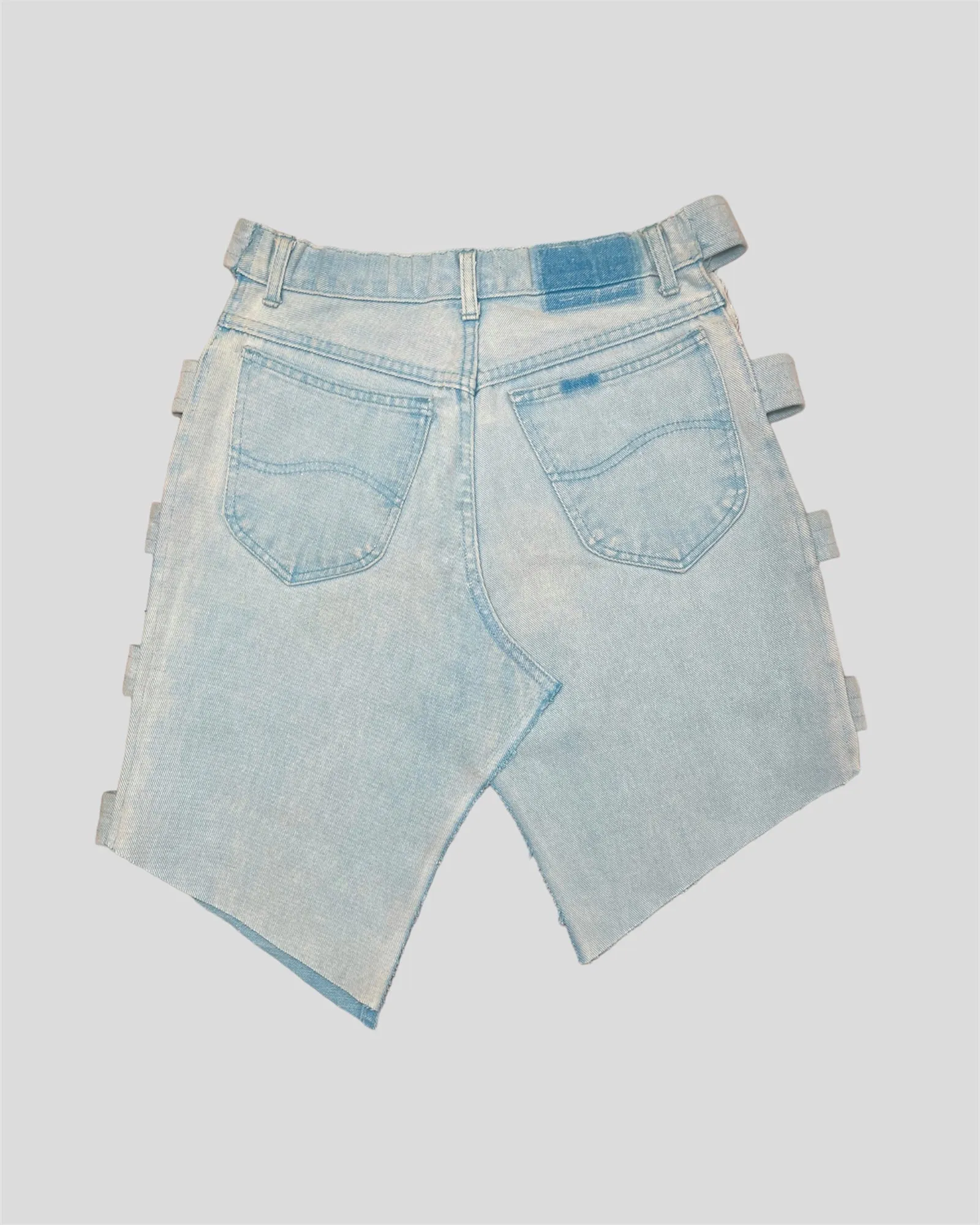 OPEN SIDE DENIM SKIRT
