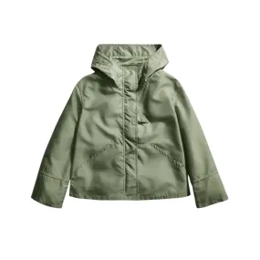 Parka Donna corto idrorepellente Verde