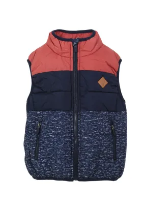 Parka Iñaki Niño Terracota Black and Blue