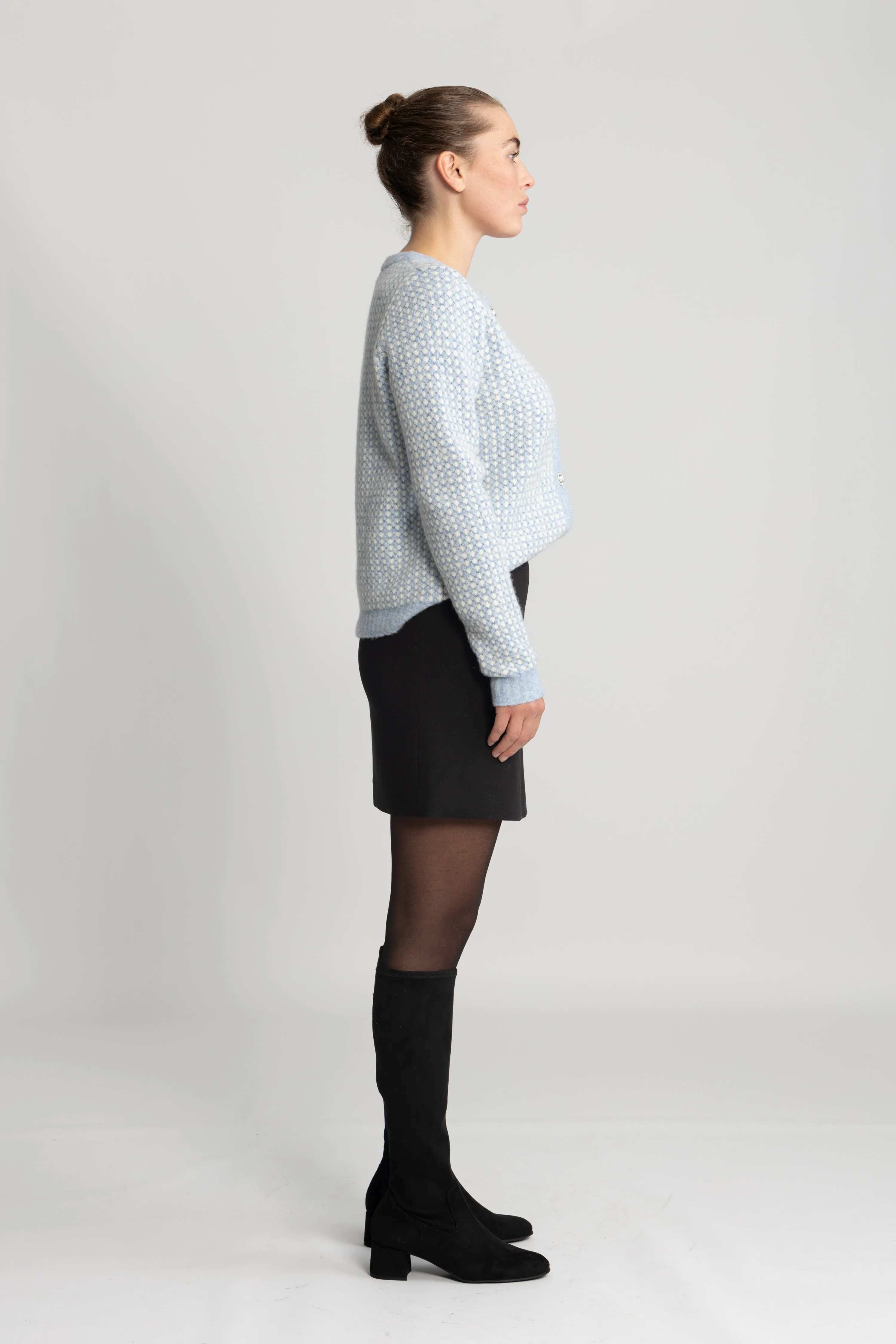 Passa Cardigan - Ice Blue