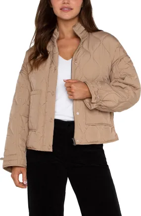 Quilted Jacket with Zip Out Hood