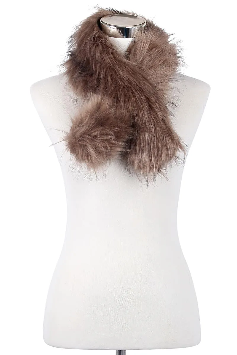 Short Faux Fur Collar